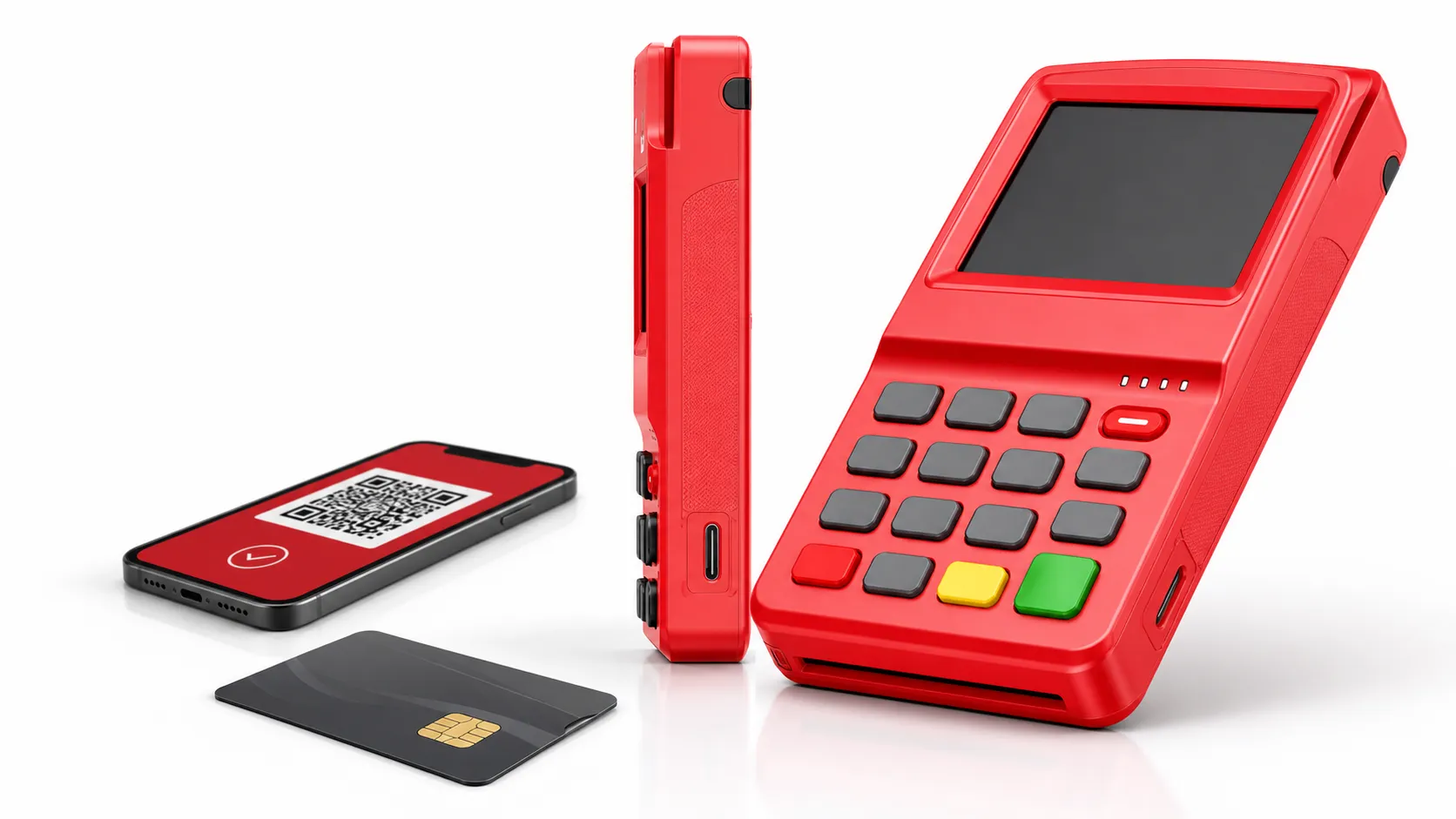 安易付 POS 机收款方式宣传图